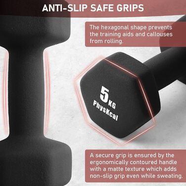 Набір гантелей Kurzhandel-Set 30 кг з підставкою для дому та фітнес-залу | Küstenbrise (повний чорний)