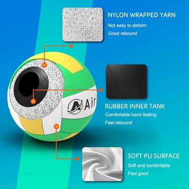 Портативний волейбольний набір: сітка, стійки, м'яч та сумка. Ідеально для саду та пляжу.