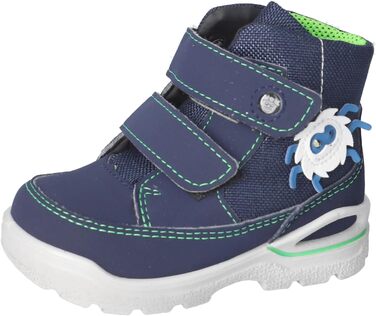 Зимові черевики RICOSTA JAN для хлопчиків, дитячі черевики для перших кроків, ширина середня, знімний супінатор, Sympatex, світловідбивачі, 23 EU, колір: блакитний