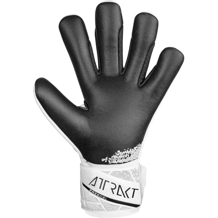 Воротарські рукавички Reusch Attrakt Freegel Silver, білі-чорні, розмір 9