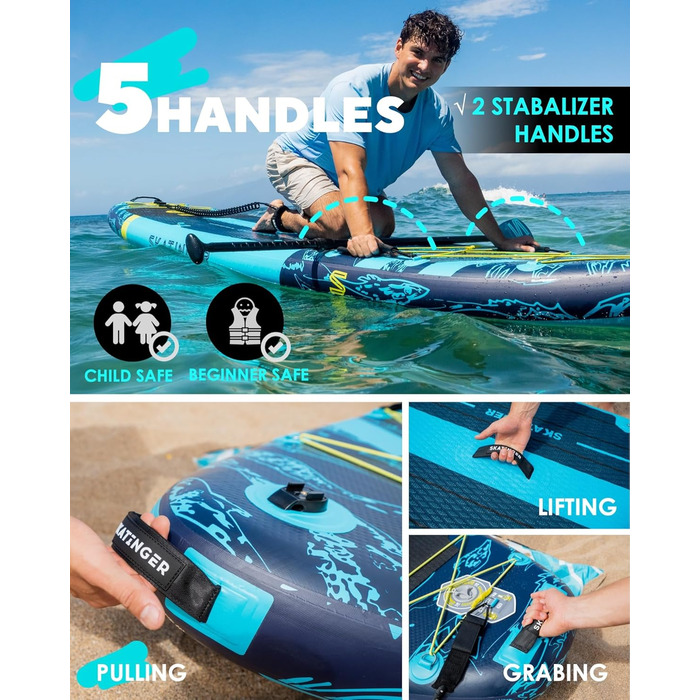 Надувний SUP Skateinger 11'6