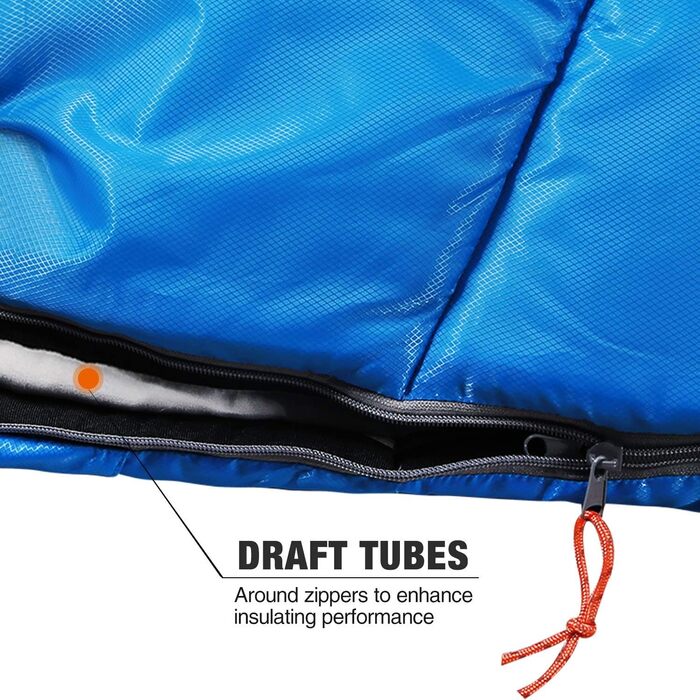 Спальний мішок REDCAMP для дітей 175x65 см, мумієвидний, зручний, легкий, теплий, регульований, 3-сезонний, для кемпінгу та відпочинку на природі, рожевий (наповнювач: 2,4 кг)