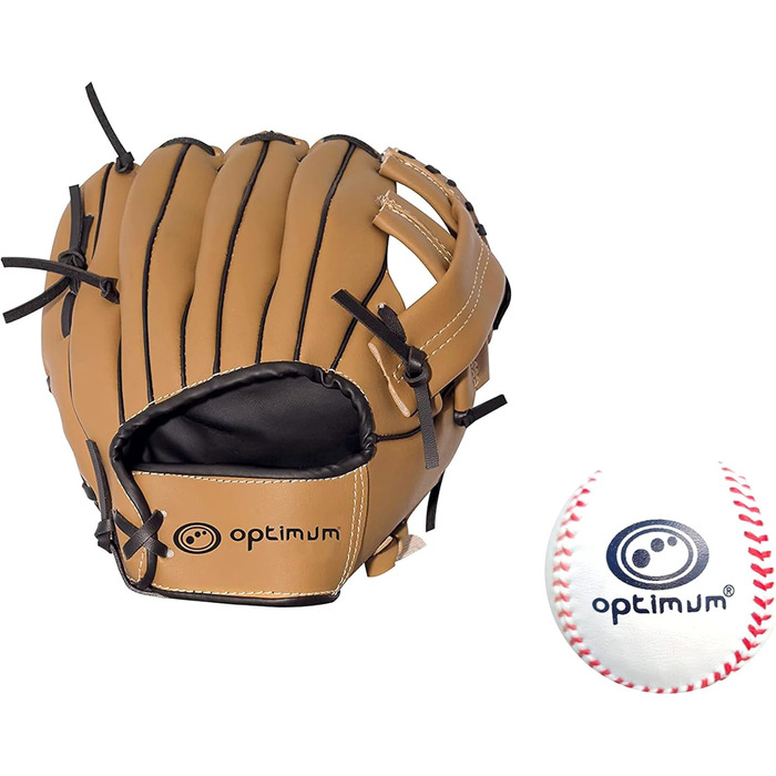 Бейсбольна рукавиця Optimum Extremer для лівші, дитяча: глибока кишеня, м'яка підкладка, захист зап'ястя