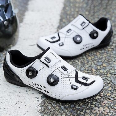 Велосипедні шкарпетки для чоловіків та жінок, для шосе, індоор-велосипед, антиковзаючі, дихаючі, унісекс, білі, 42 EU