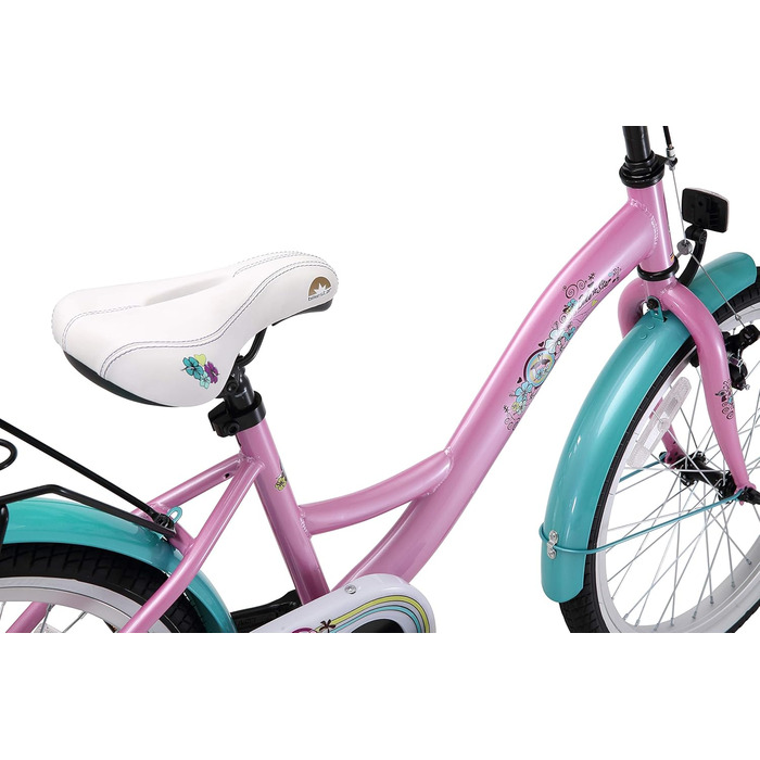 Дитячий велосипед BIKESTAR для дівчат, 20 та 24 дюйми, від 6 і 9 років, легка рама, безпечний, німецька якість