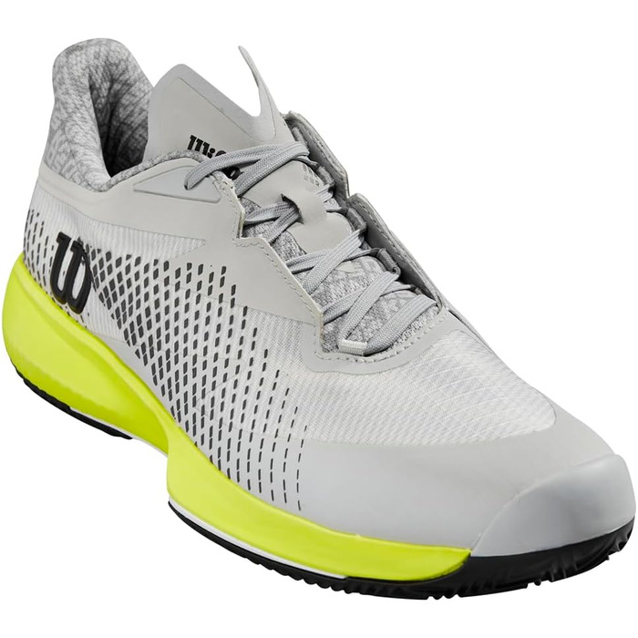 Тенісне взуття Wilson KAOS Swift 1.5 Clay для чоловіків, 43 1/3 EU, Pearl Blue/Black/Safety Yellow