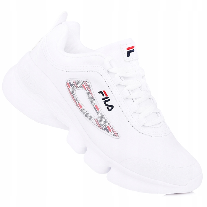 Спортивні кросівки Fila, білі, синтетичні, низькі, розмір 38,5