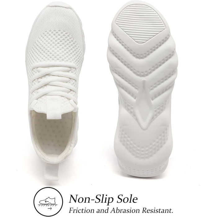 Жіночі кросівки ZGPWZWL: легкі літні спортивні взуття для бігу та повсякденного носіння, білі (37 EU)