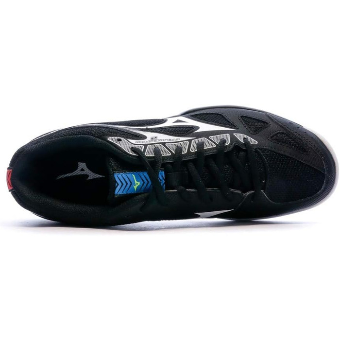 Жіноче волейбольне взуття Mizuno Cyclone Speed 2, 50 EU, чорний, білий, блакитний