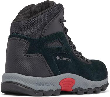 Трекінгові черевики Columbia Newton Ridge Amped Mid Rise для дітей (30 EU, Black Mountain Red)