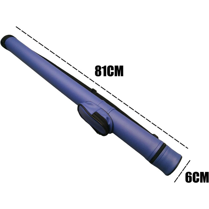 Чохол для більярдних київ Harter Pool-Queue, вінтажний стиль, великі кишені, блакитний
