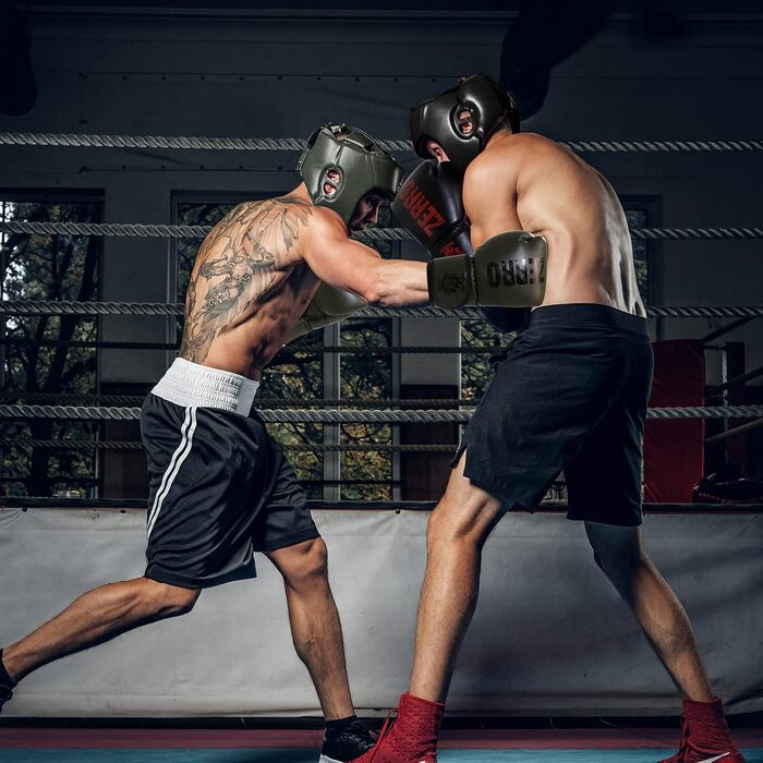 Боксерські рукавички ZERRO для кікбоксингу, тайського боксу та MMA, 12 oz, зелені