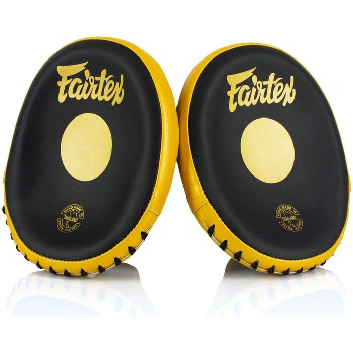 Боксерські рукавички Fairtex FMV15 для муай-тай, 1 пара, чорні/золоті