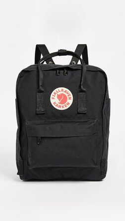 Рюкзак Fjällräven Kånken унісекс 16 л чорний, 38x27x13 см