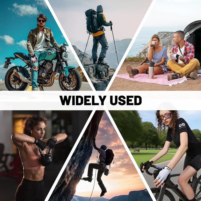 Велосипедні рукавички Flintronic напівпальцеві для чоловіків та жінок, спортивні рукавички з антиковзаючим покриттям та амортизацією, дихаючі рукавички для гірського велосипеда, шосе, фітнесу, рожевий, M