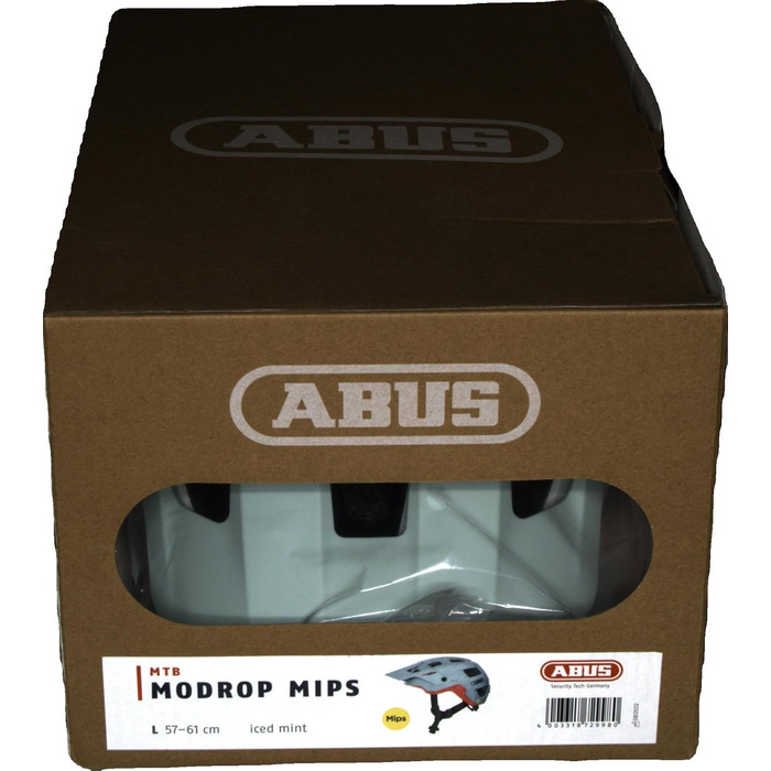 Велошолом ABUS MoDrop MIPS для MTB, захист від ударів, унісекс, розмір L (57-61 см), м'ятний