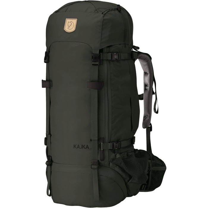Рюкзак Fjällräven Kajka для туризму, унісекс, 80 л, лісовий зелений, 37×80×29 см