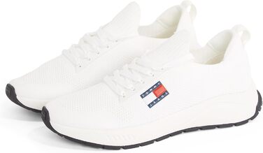 Футболка Tommy Jeans Runner Knitted Em0em01555 (40 EU, Білий/Бежевий)