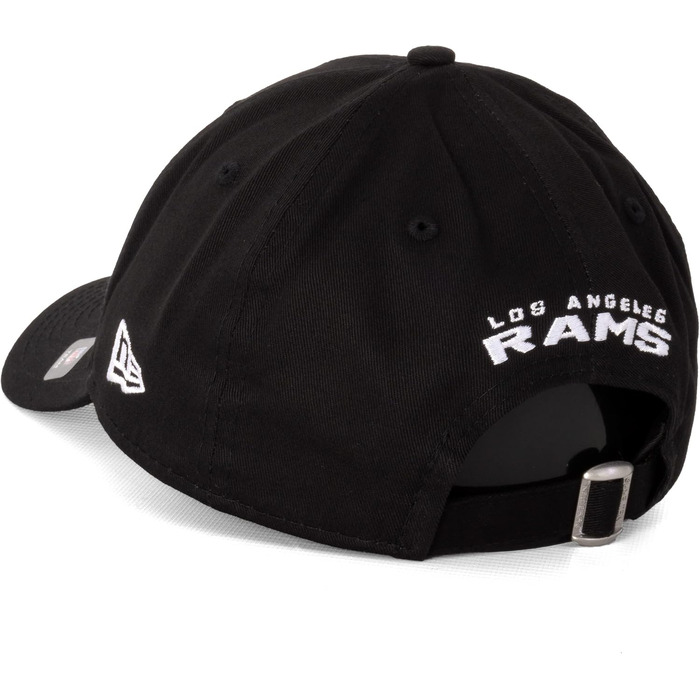 Кепка New Era 9FORTY MLB Los Angeles Rams чорна, універсальний розмір