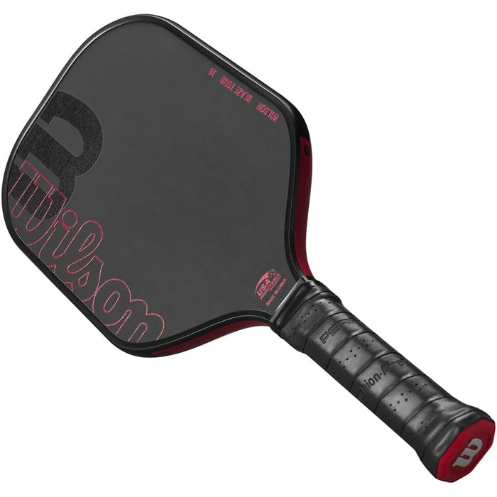 Падл для піклболу WILSON Blaze Tour, чорний/червоний, ручка 6,4 см