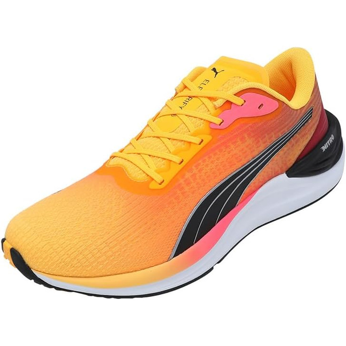 Кросівки PUMA Electrify Nitro 3 для чоловіків (40.5 EU, Sun Stream Sunset Glow Puma White)