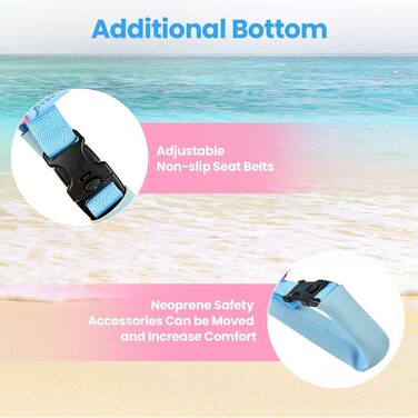 Дитяча жилетка для плавання Kinder Mädchen Junge, допомога у плаванні для малюків 1-6 років, регульовані ремінці безпеки KS-PB 3-6