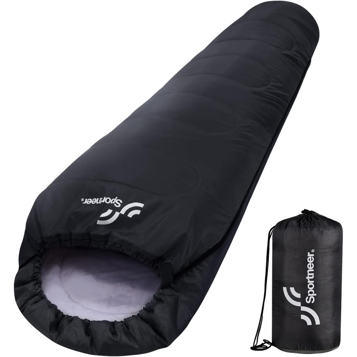 Сплячий мішок Sportneer - ультралегкий, компактний (950г/1500г) - спальний мішок типу 
