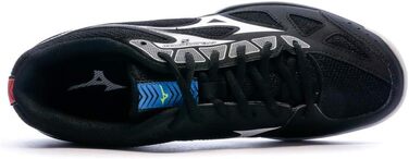 Жіноче волейбольне взуття Mizuno Cyclone Speed 2, 50 EU, чорний, білий, блакитний