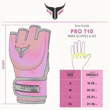 Жіночі боксерські рукавички Mytra Fusion для MMA, спарингу, кікбоксингу, муай-тай та боротьби