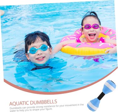 Водні гантелі Kisangel для плавання та фітнесу (2 шт.) - ідеально для дорослих та дітей