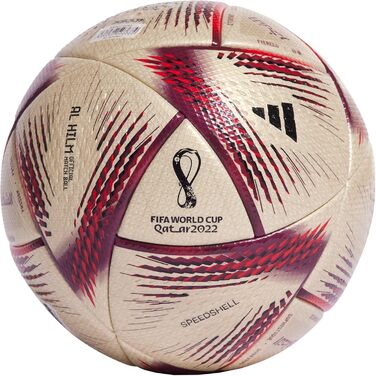 Футбольний м'яч adidas Hilm Pro термозварний, розмір 5, золотий