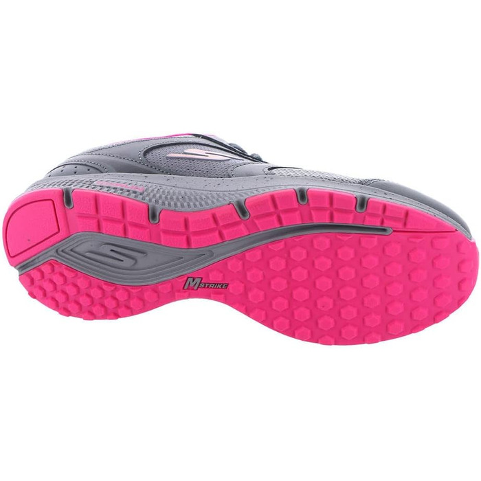 Кросівки Skechers Go Run Consistent Vivid Horizon для жінок, сірі та рожеві, розмір 38 EU, широка колодка