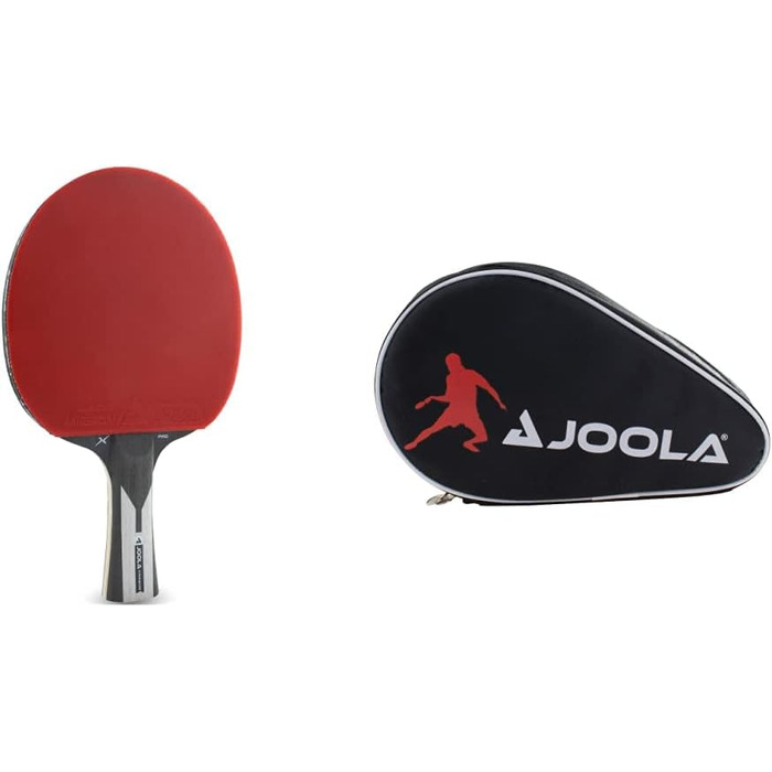 Професійна ракетка для настільного тенісу JOOLA Carbon Pro ITTF, комплект із чохлом