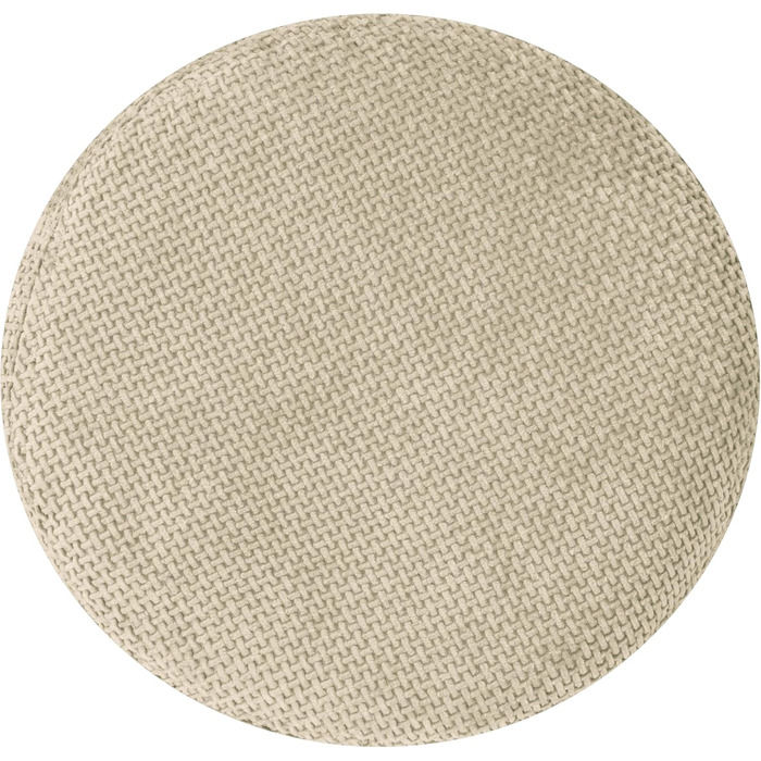 Крісло для медитації Cushy™ Meditationskissen – кругле, 15 см, з наповнювачем з пшениці, для медитації та релаксації, Made in Germany, Miracle Vanilla