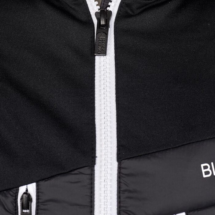 Чоловіча лижна куртка Black Crevice для гірських походів, тепла зимова куртка з нейлону, водонепроникна та вітрозахисна, з високою свободою рухів, чорно-біла (S, чорний)