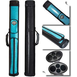 Чохол для більярдного кия Hartschalenkoffer, овальний, блакитний (2 шт.)