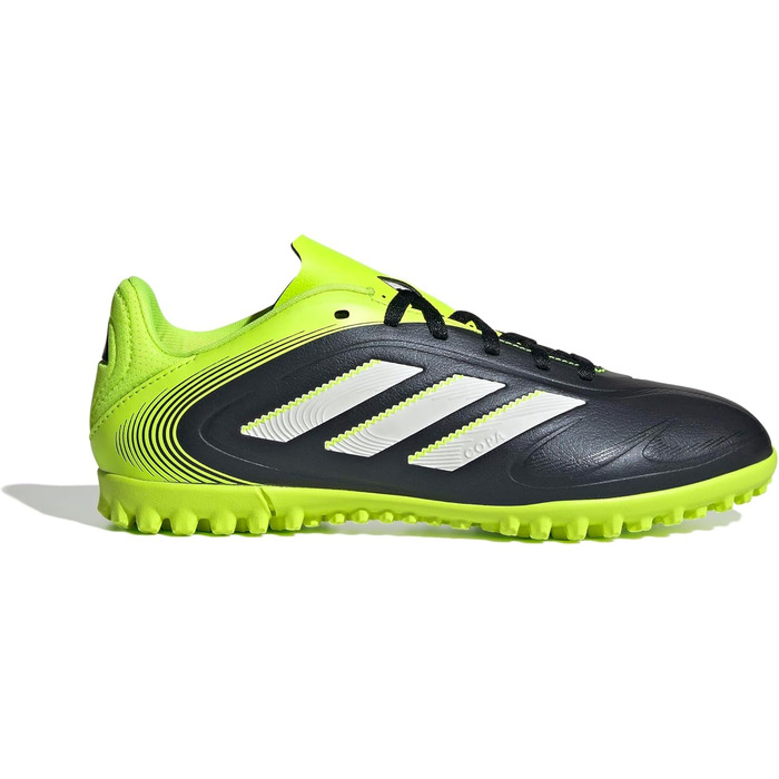 Дитячі футбольні бутси Adidas Copa Pure III Club Turf для дітей, розмір 35 EU, чорний, білий, лимонний, унісекс