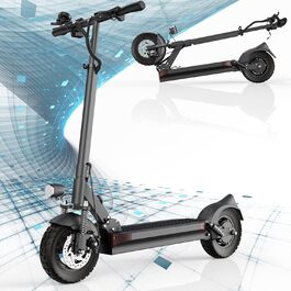 Електросамокат JOYOR Y-Серія 48V 18/26Ah, запас ходу 55-100 км, механічні гальма, подвійна амортизація, складаний, 10-дюймові колеса