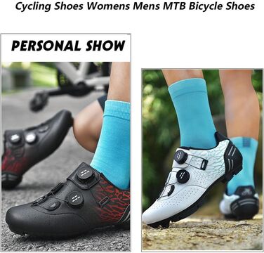 Велосипедні шкарпетки для жінок та чоловіків: MTB, шосе, крос-кантрі. Дихаючі велотуфлі, модель T-730, розмір 48 EU, чорний колір. Без замка.