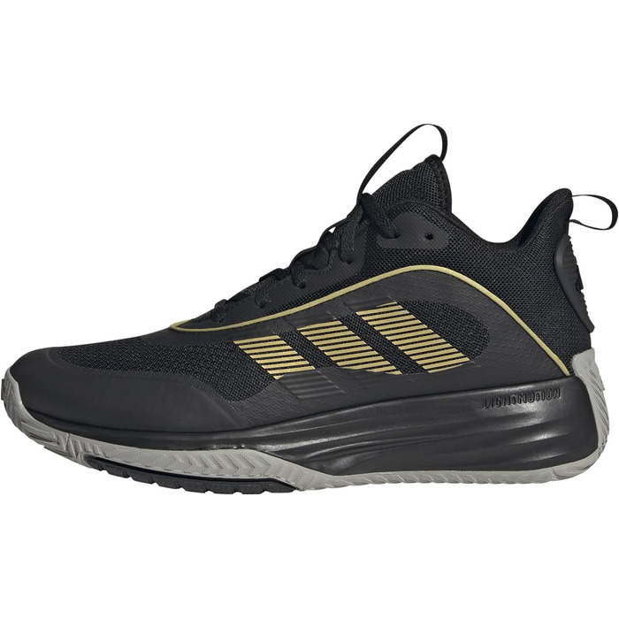 Чоловічі кросівки Adidas Own The Game 3, 42 EU, чорний/золотий/сірий