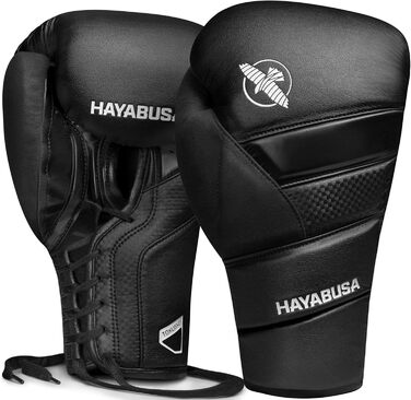 Боксерські рукавички Hayabusa T3 на шнурівці, чорні