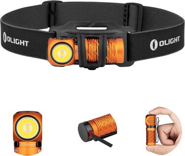 Ліхтар налобний Olight Perun 2 Mini 1100 люмен, USB, червоне світло, 5 режимів, водонепроникний, для кемпінгу та надзвичайних ситуацій