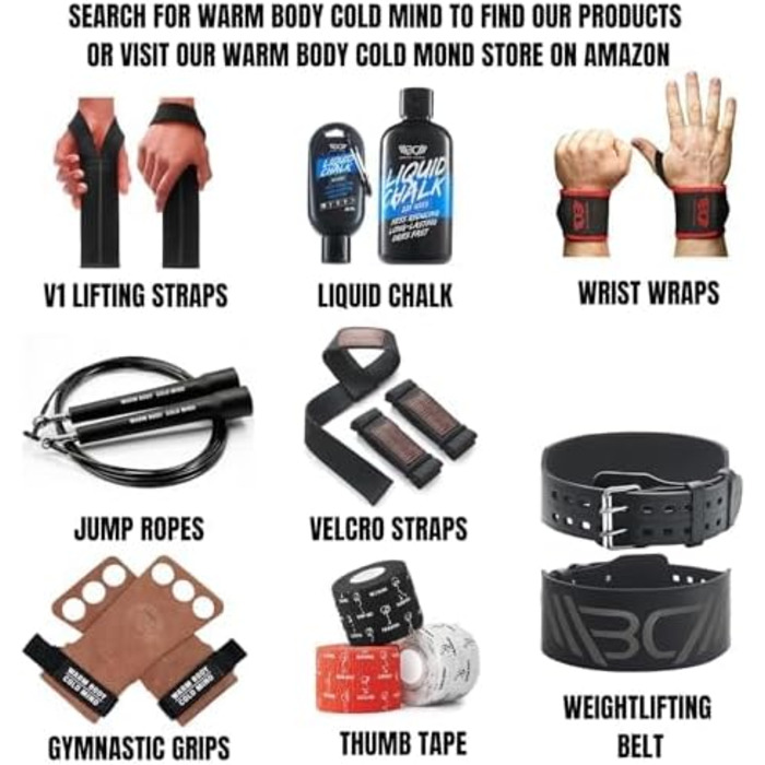 Ляскові ремені для підйому тягарів Warm Body Cold Mind 3mm/6mm Neoprene - для силових тренувань, бодібілдингу, кросфіту, важкої атлетики (24 рулони)