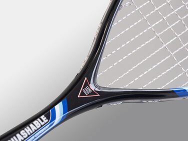 Сквош-ракетка Unsquashable Y-TEC 8004 C4, 2014, чорна/срібляста/синя