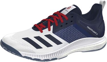 Волейбольне взуття Adidas Crazyflight USAV Low - біло-синьо-червоне, 39 1/3 EU