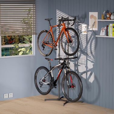 Підставка для велосипедів CXWXC на 4 велосипеда, до 70 кг, для гаража, дому, вулиці