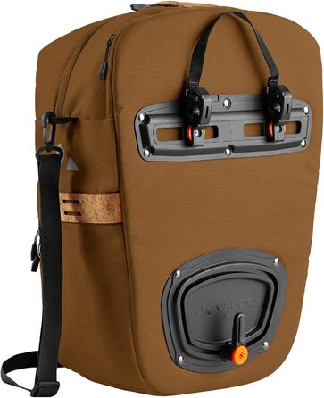 Велосипедна сумка на багажник Vaude eBack Single Unisex, універсальна, коричнева (умбра)