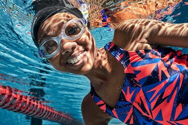 Окуляри для плавання Speedo Biofuse 2.0 | Унісекс, антизапар, водонепроникні, зручні | Clear/True Cobalt/Clear Lens