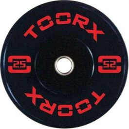 Олімпійський бампер-диск Toorx для тренувань, 25 кг, отвір 50 мм