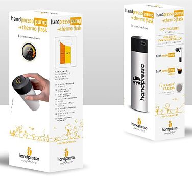 Термос Handpresso 300 мл білий з термометром – зберігає тепло до 3 годин